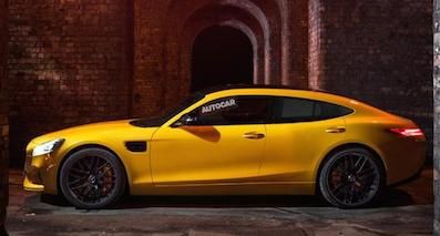 搭載4.0T發動機 AMG GT四門版假想圖曝光