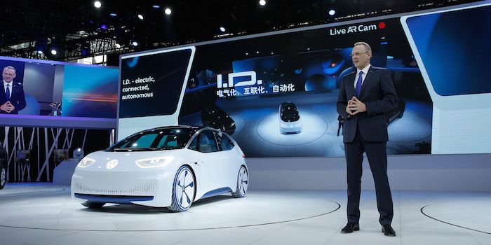 大眾I.D.概念車正式亮相 代表電動(dòng)車未來雛形