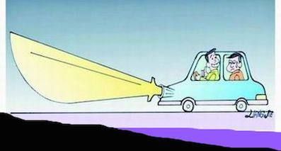 大燈閃3下什么意思？90%的車主不知道！