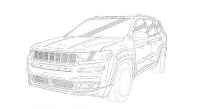 曝Jeep新7座SUV專利圖 預計美國售89萬起