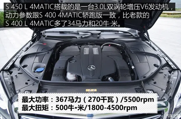 奔馳(進口) 奔馳S級 2018款 S 450 L 4MATIC