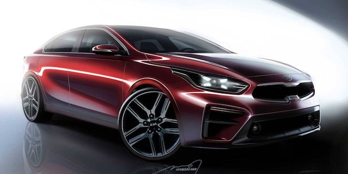 將于北美車展首發 起亞全新Forte預告圖發布