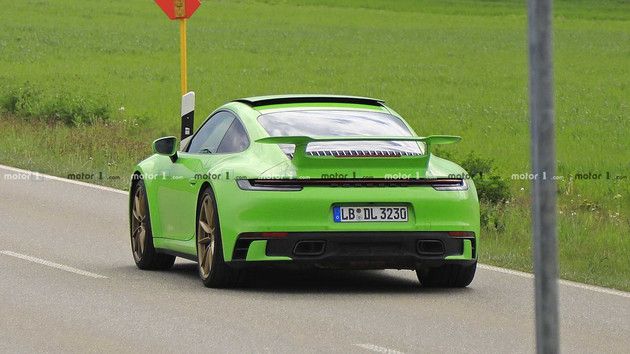 新車，全新保時捷911,新車諜照