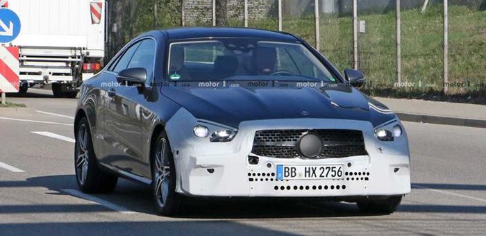 梅賽德斯奔馳全新E級轎跑車型諜照曝光