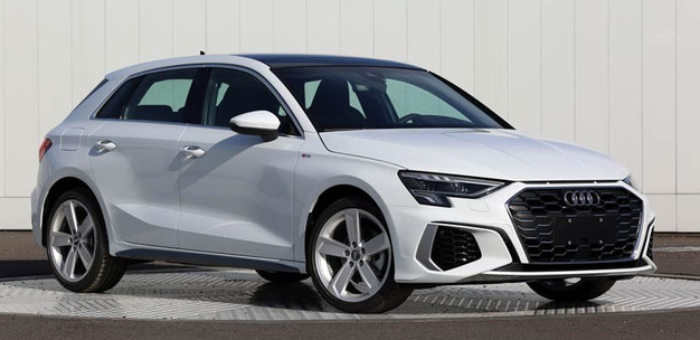 百公里油耗5.8L 奧迪A3兩廂版申報圖發布