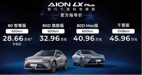 起步即高配 廣汽埃安AION LX Plus全系導(dǎo)購(gòu)
