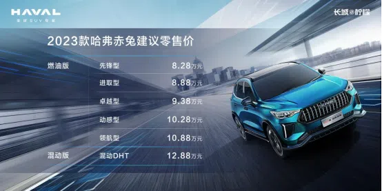 三種動力六款配置 2023款哈弗赤兔售8.28萬元起
