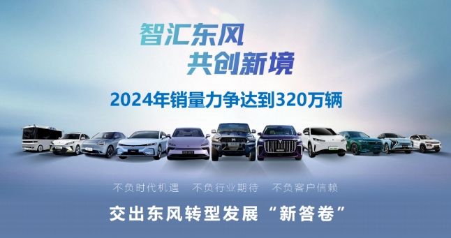 東風汽車“集火”新能源，2024年挑戰銷量320萬輛
